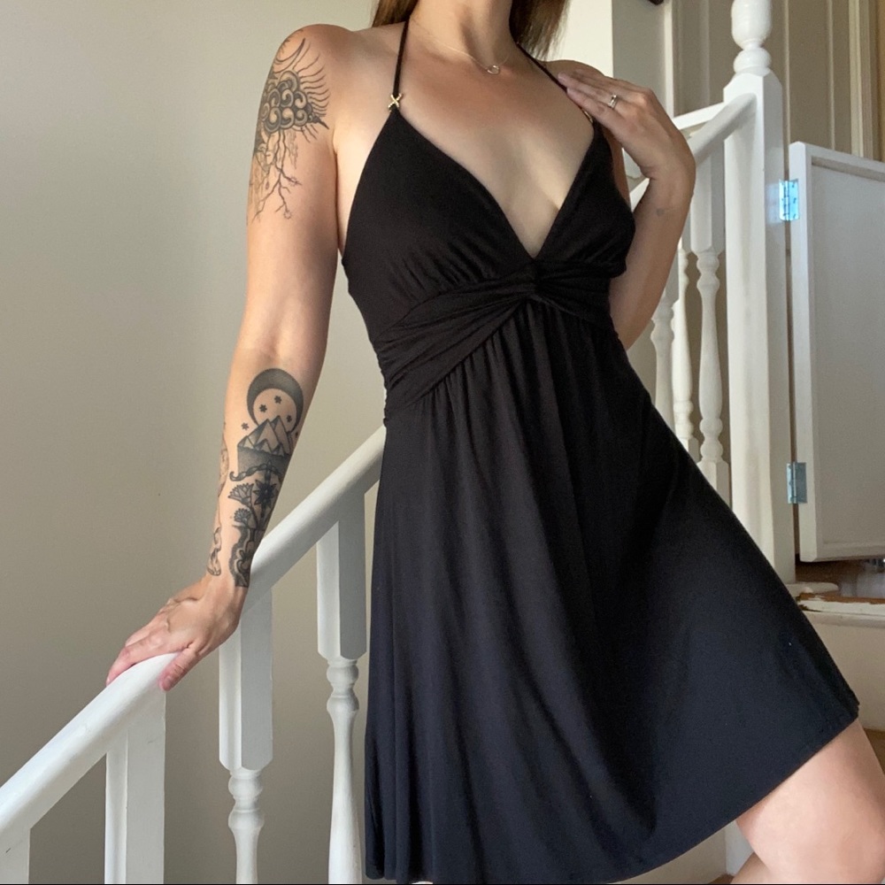 Black Xs Express halter dress - Picture 3 of 9